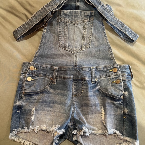 Rue21 Jean Short Overalls - Picture 1 of 4
